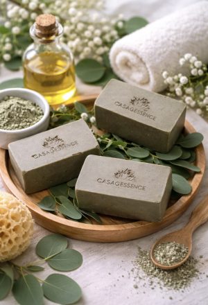 Sabonete  artesanal  argila verde