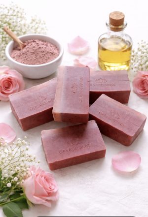 Sabonetes artesanal  barra argila rosa